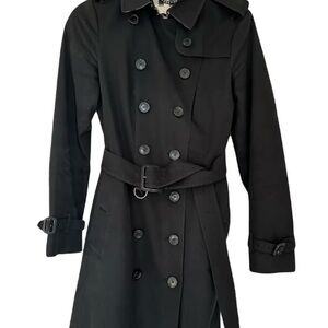 Burberry long black Sandringham Trench